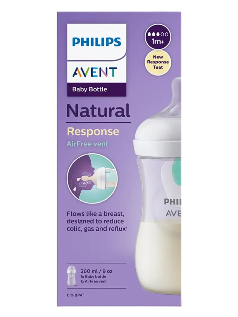 Бутылочка антиколиковая Philips Avent Natural Response AirFree 1+ мес