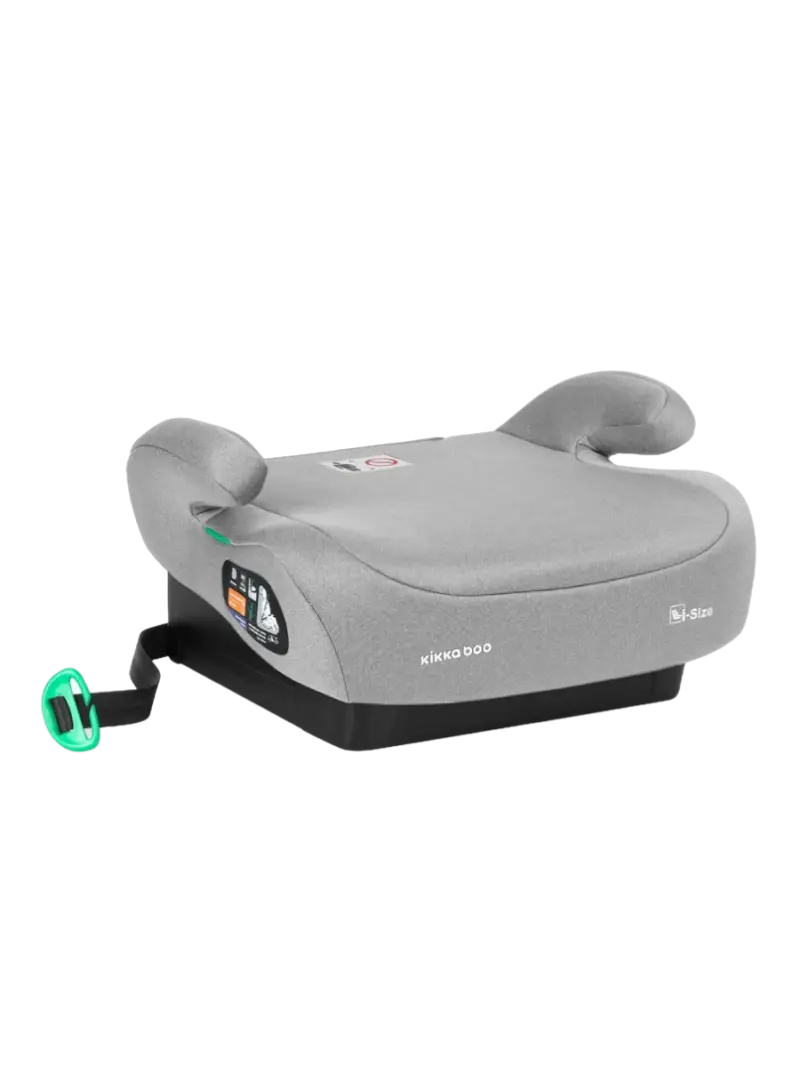 Детский автомобильный бустер стандарта i-Size KikkaBoo i-Go Light Grey (125-150 см / 22-36 кг)