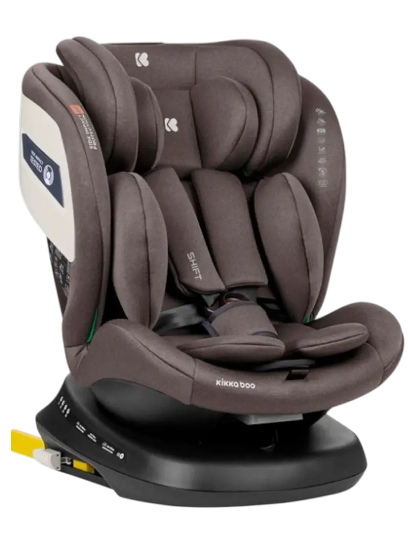 Детское автокресло с креплением Isofix KikkaBoo Shift Brown (9-36 кг)