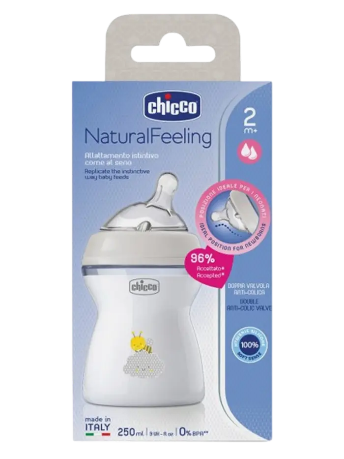 Бутылочка для кормления Chicco Natural Feeling Бутылочка для кормления Chicco Natural Feeling