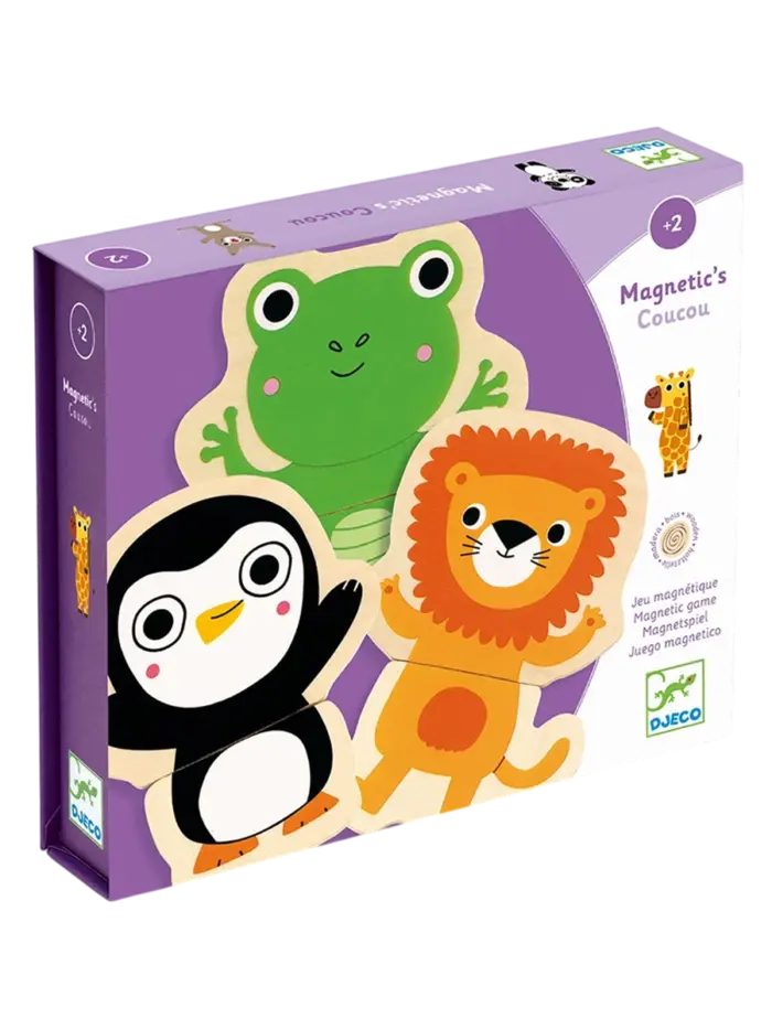 Магнитная развивающая игра деревянная Djeco Магнитная развивающая игра деревянная Djeco