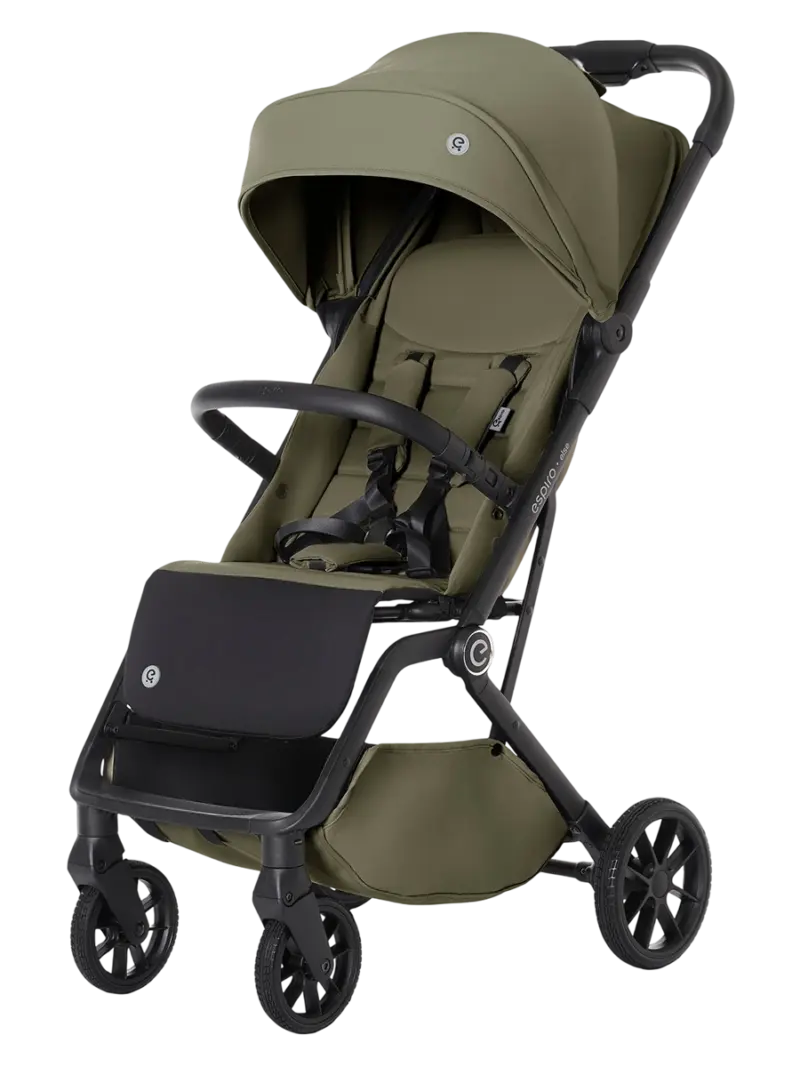 Легкая прогулочная коляска с плавным ходом Espiro Else Individual Olive