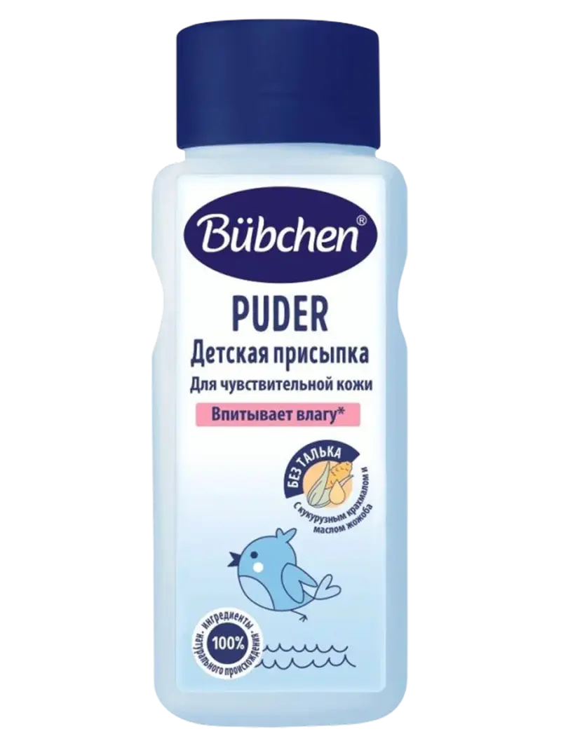 Присыпка детская гипоаллергенная Bubchen с чистым тальком 0+ мес