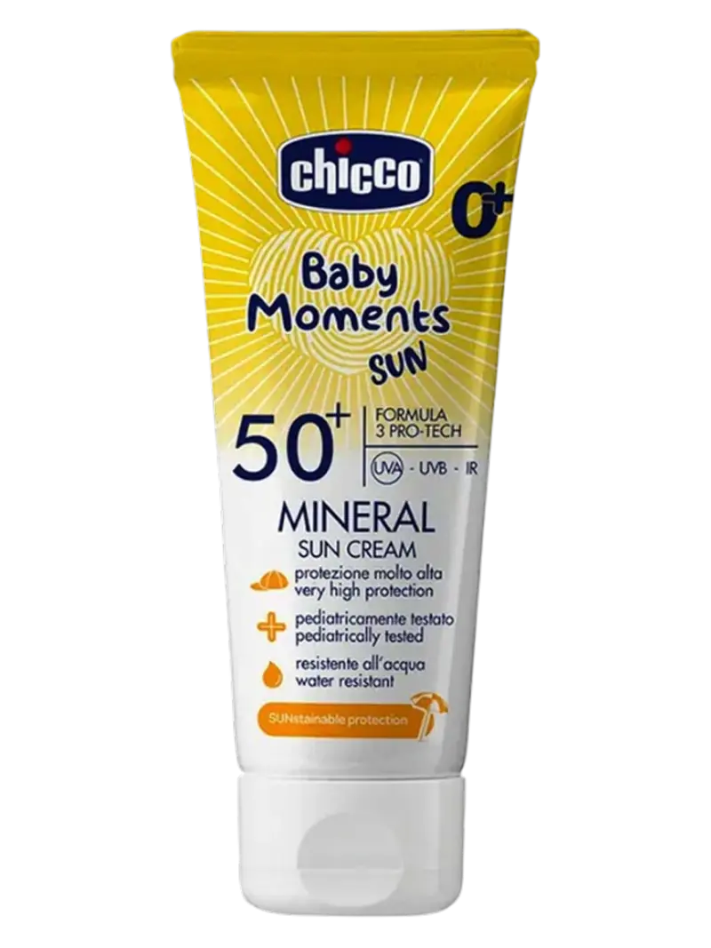 Крем солнцезащитный детский Chicco Baby Moments SPF 50+