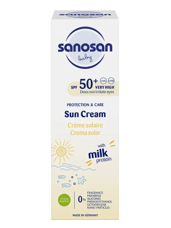 Крем солнцезащитный детский Sanosan Baby SPF 50 Крем солнцезащитный детский Sanosan Baby SPF 50
