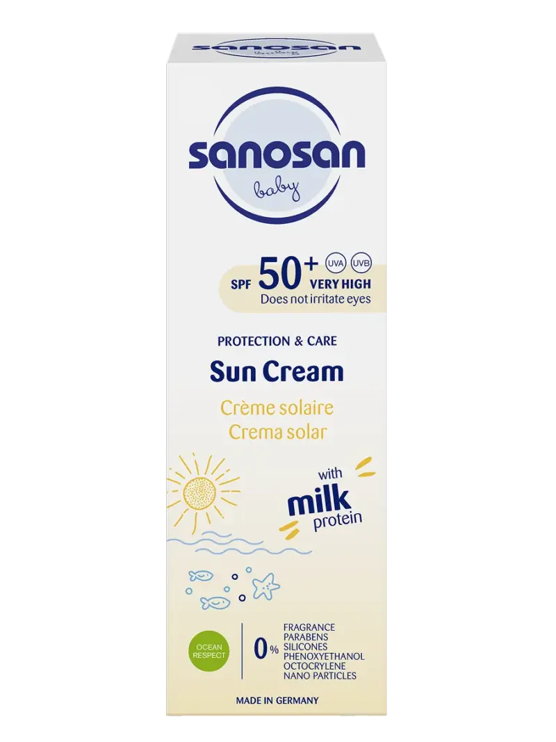 Крем солнцезащитный детский Sanosan Baby SPF 50 Крем солнцезащитный детский Sanosan Baby SPF 50