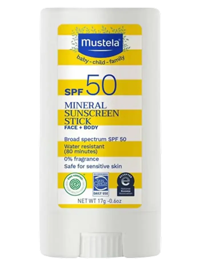 Стик солнцезащитный детский Mustela SPF Стик солнцезащитный детский Mustela SPF