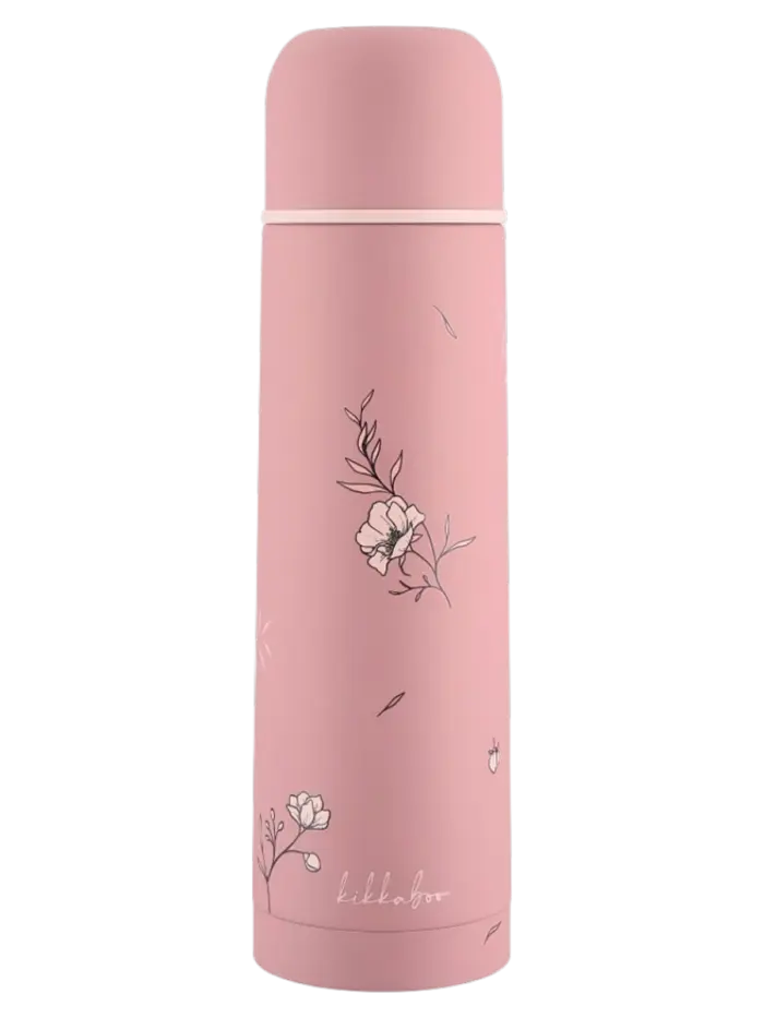 Термос детский из нержавеющей стали KikkaBoo Flora Blush 500мл
