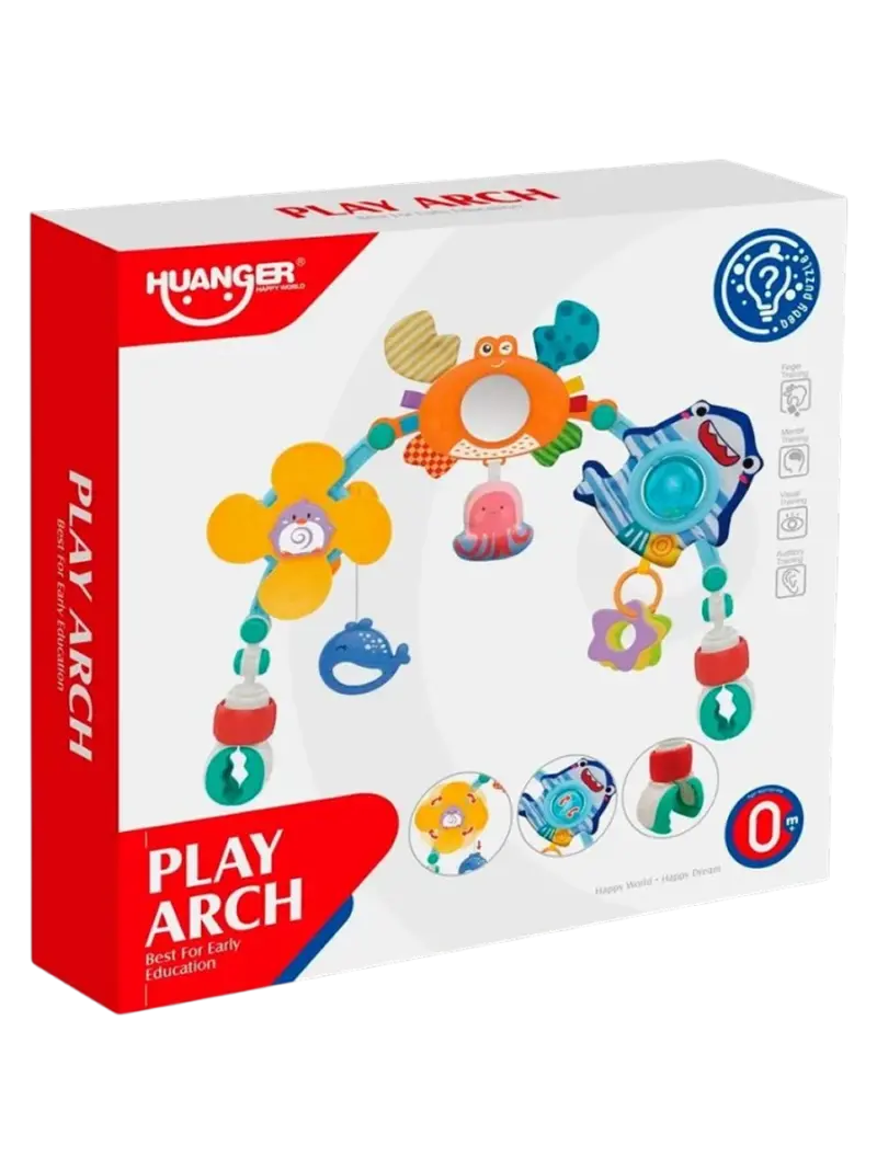 Дуга с игрушками на коляску Huanger (HE0315)