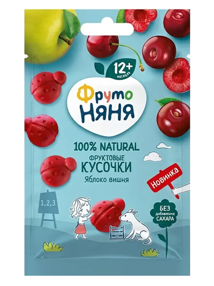 Детские фруктовые кусочки ФрутоНяня Детские фруктовые кусочки ФрутоНяня