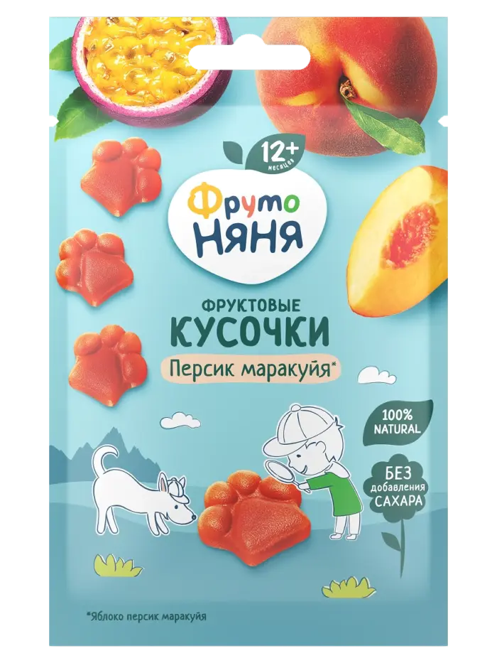 Детские фруктовые кусочки ФрутоНяня Детские фруктовые кусочки ФрутоНяня