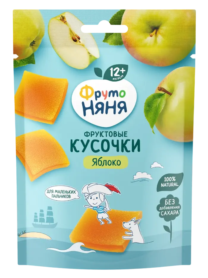 Детские фруктовые кусочки ФрутоНяня Детские фруктовые кусочки ФрутоНяня