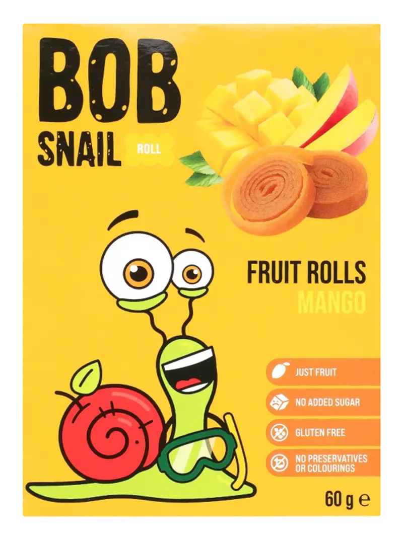 Фруктовые роллы Bob Snail Манго