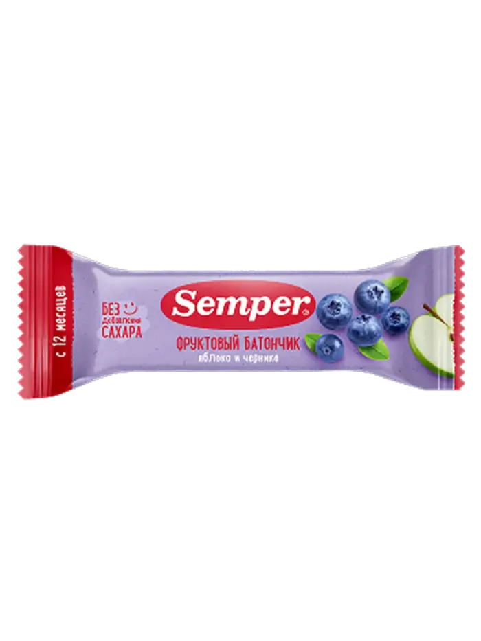 Снеки детские Semper фруктовый ломтик Снеки детские Semper фруктовый ломтик