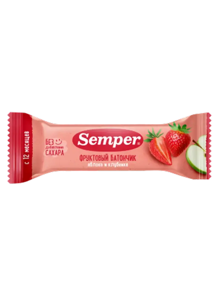 Снеки детские Semper фруктовый ломтик Снеки детские Semper фруктовый ломтик