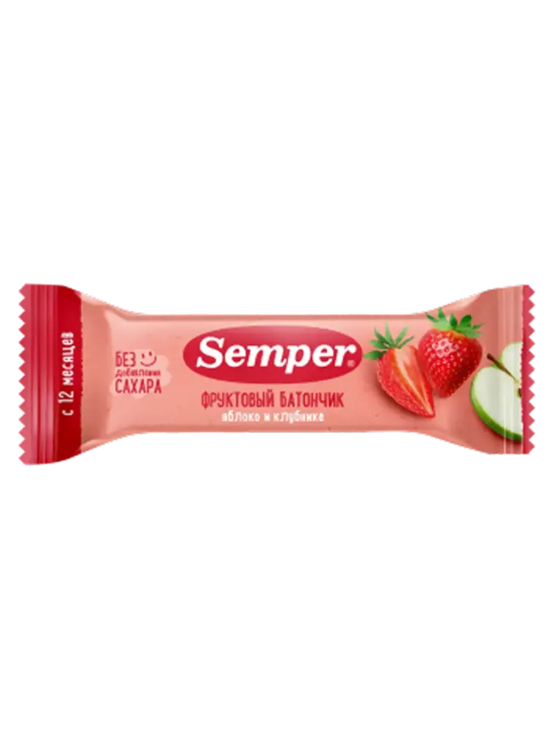 Снеки детские Semper фруктовый ломтик Снеки детские Semper фруктовый ломтик