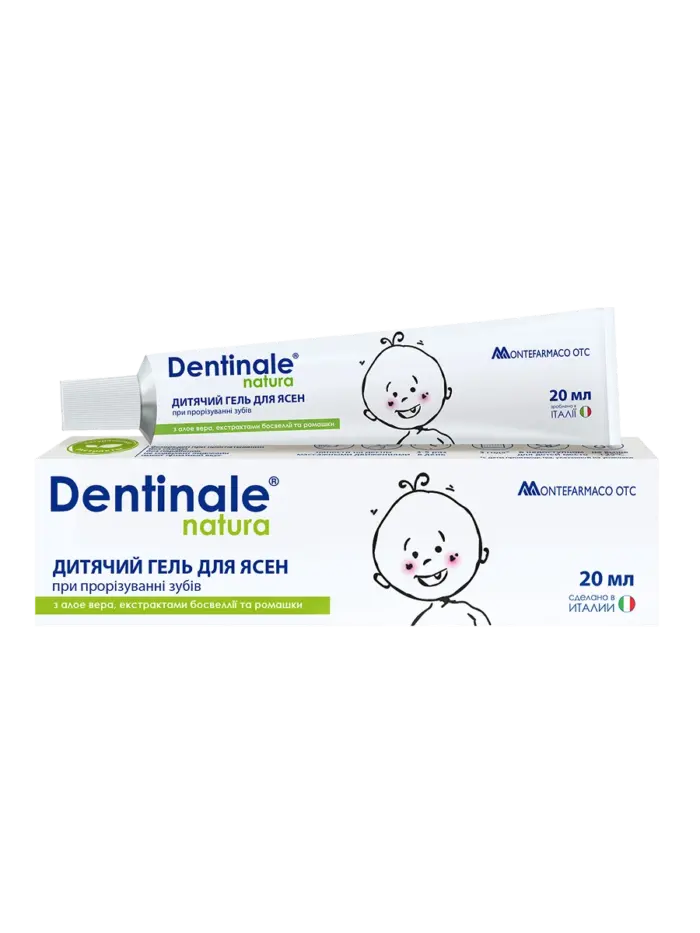 Гель для десен при прорезывании Dentinale Natura