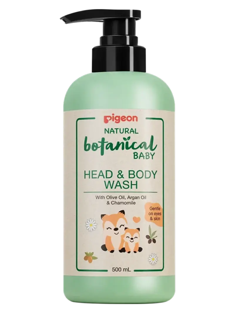 Гель для купания детский Pigeon Natural Botanical Baby