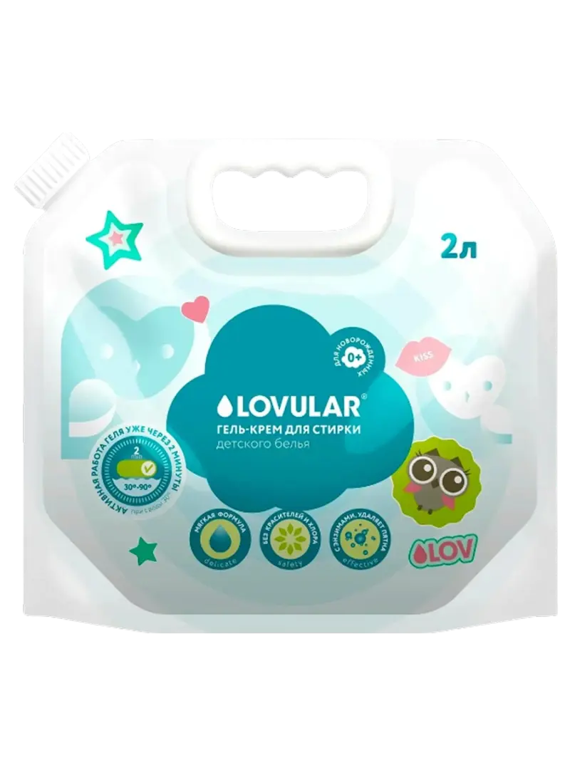 Гель для стирки детского белья Lovular Sweet Kiss Гель для стирки детского белья Lovular Sweet Kiss
