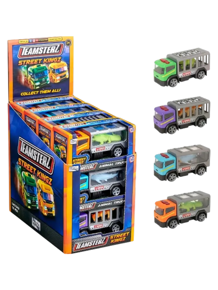 Машинка игрушечная металлическая HTI Teamsterz Animal Trucks Машинка игрушечная металлическая HTI Teamsterz Animal Trucks