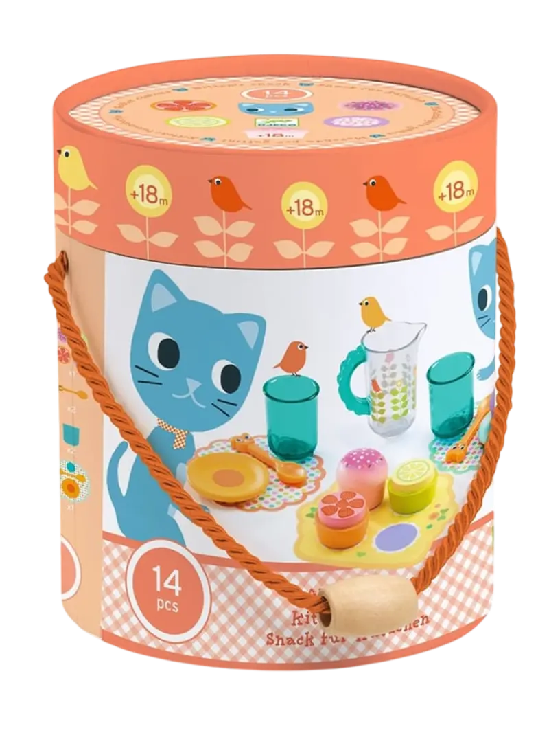 Игровой набор DJECO Полдник котенка (Kitten’s snack)