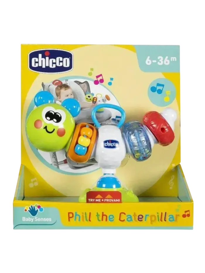 Развивающая игрушка на присоске Chicco Caterpillar