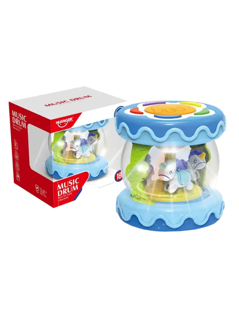 Игрушка музыкальная Карусель-барабан Huanger