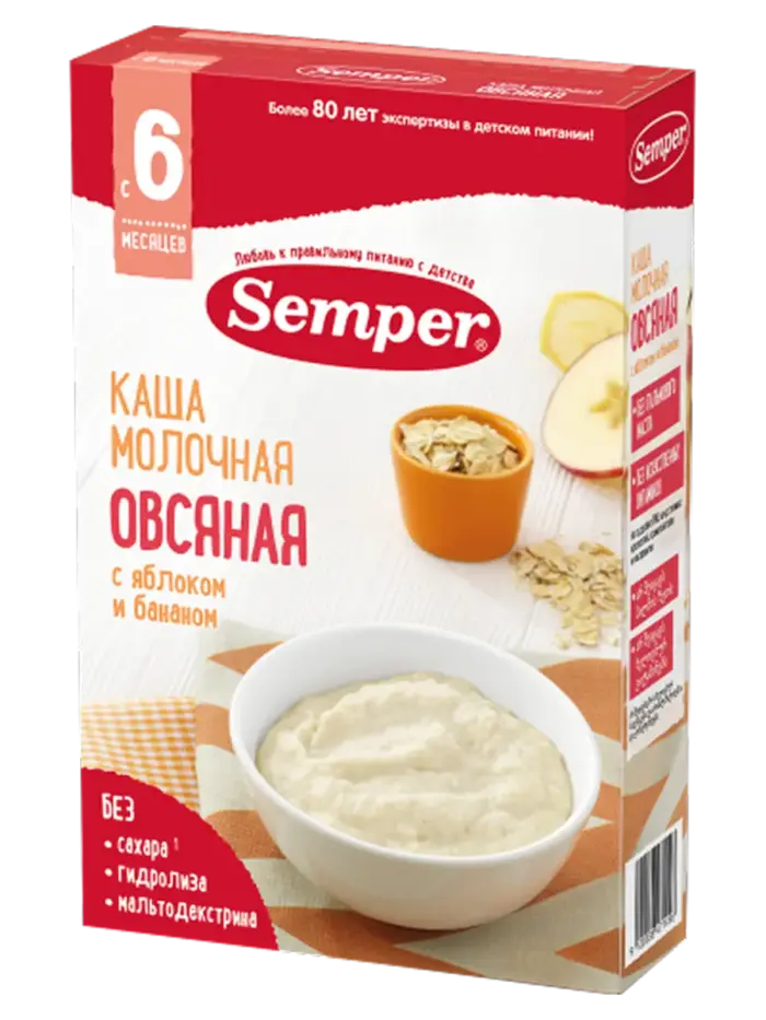 Каша детская Semper молочная Каша детская Semper молочная