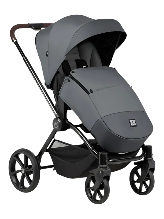 Универсальная детская коляска 2в1 с термолюлькой Tutis Gio Grigio