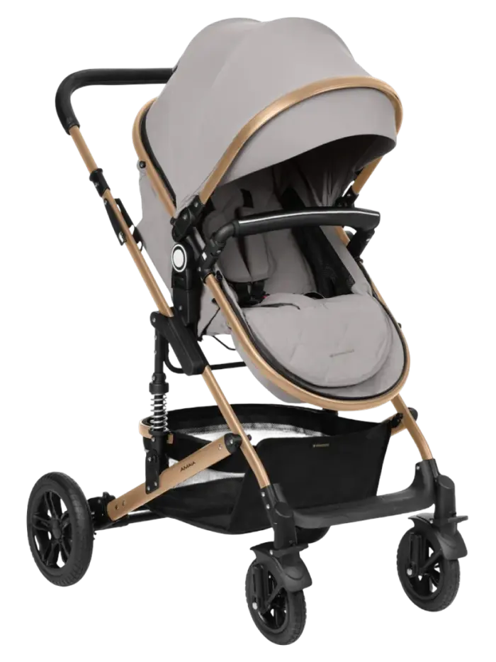 Многофункциональная детская коляска 3в1 с автокреслом KikkaBoo Amaia Light Grey