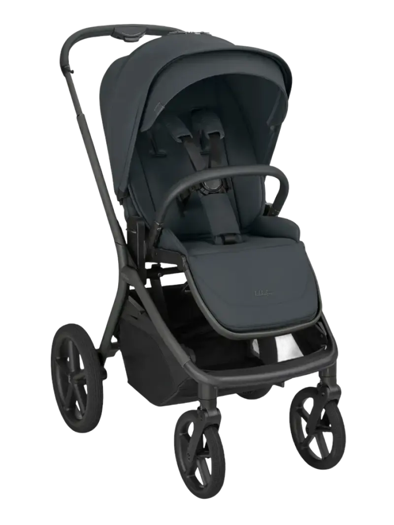 Премиальная универсальная детская коляска 2в1 KikkaBoo Goya Platinum Graphite