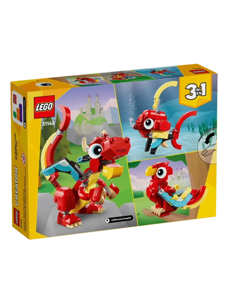 konstruktor-lego-creator-krasnyi-drakon-1 Конструктор LEGO Creator 3 в 1 Красный дракон — купить в Ташкенте | BCstore