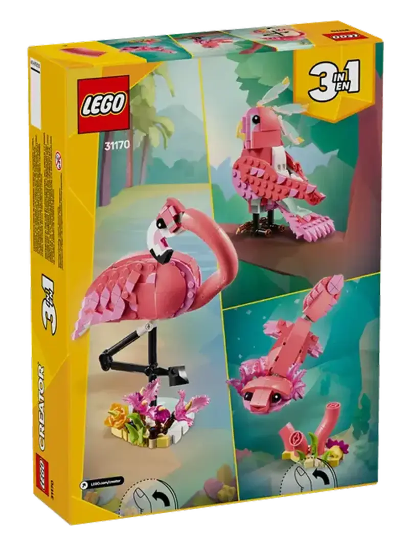 konstruktor-lego-creator-rozovyi-flamingo-1 Конструктор LEGO Creator 3 в 1 Розовый фламинго — купить в Ташкенте | BCstore