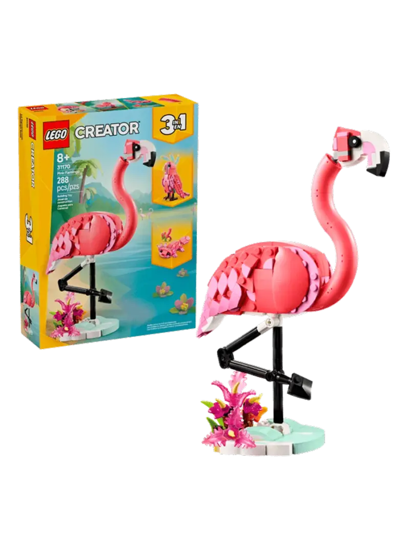 Конструктор LEGO Creator 3 в 1 Розовый фламинго