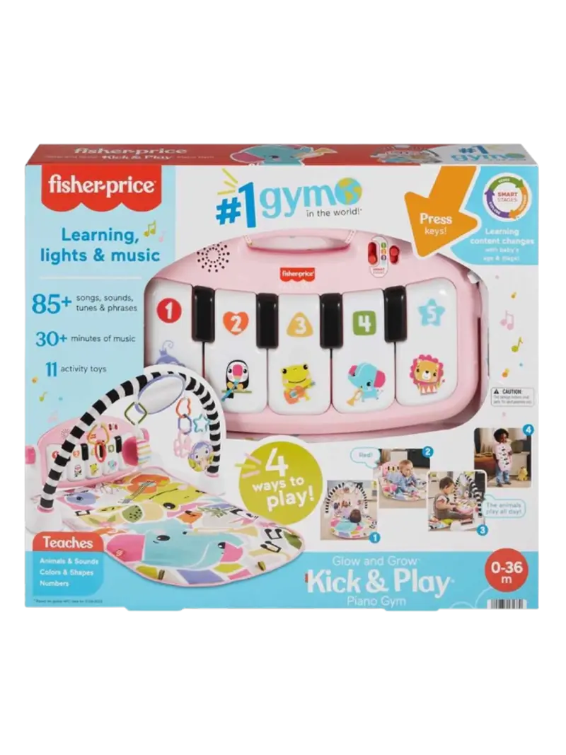Коврик развивающий Fisher Price Нажимай и играй
