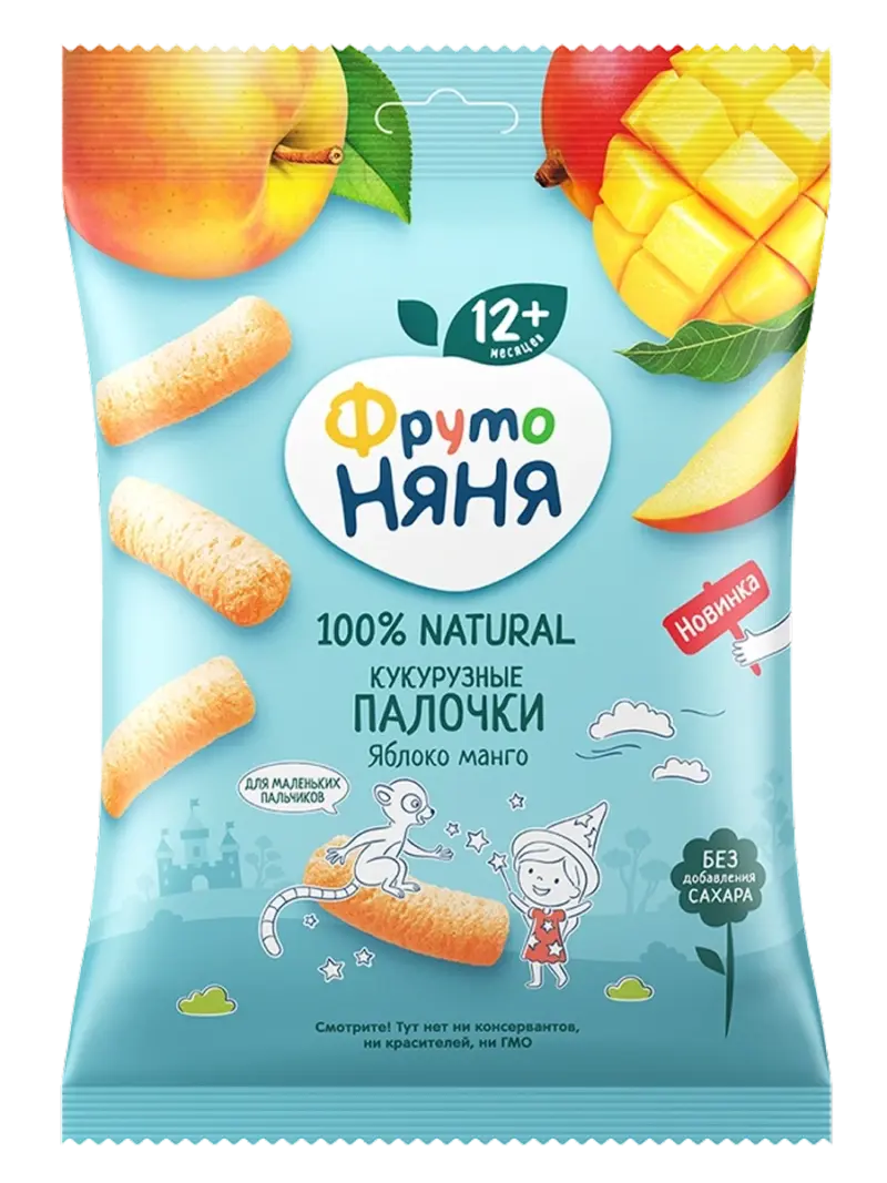 Палочки кукурузные ФрутоНяня (20 г) Палочки кукурузные ФрутоНяня (20 г)