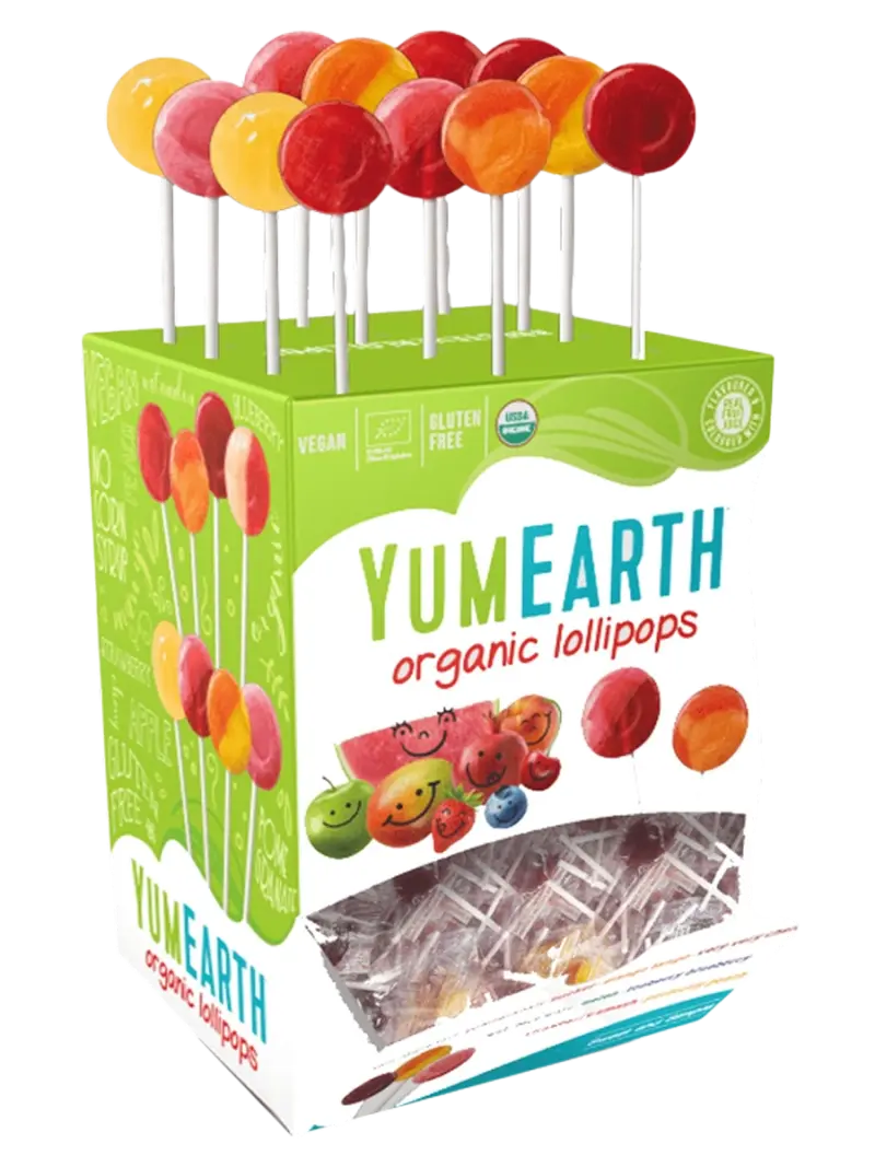 Леденец органический на палочке YumEarth Organic Pop 6г