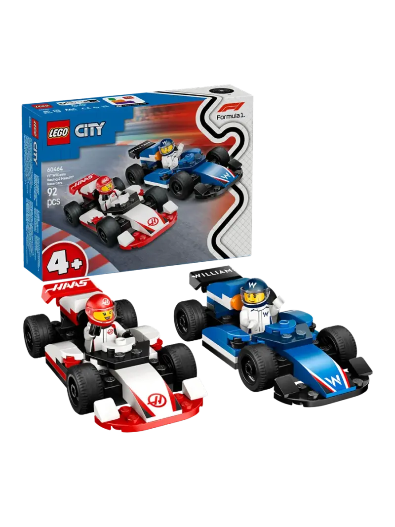 lego-city-bolidy-f1-williams-i-haas-1 Конструктор LEGO City Болиды Ф1 Williams и Haas — купить в Ташкенте | BCstore