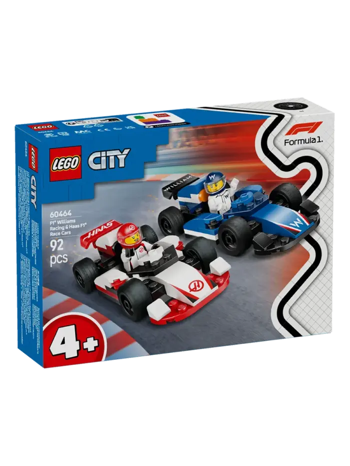 Конструктор LEGO City Болиды Ф1 Williams и Haas