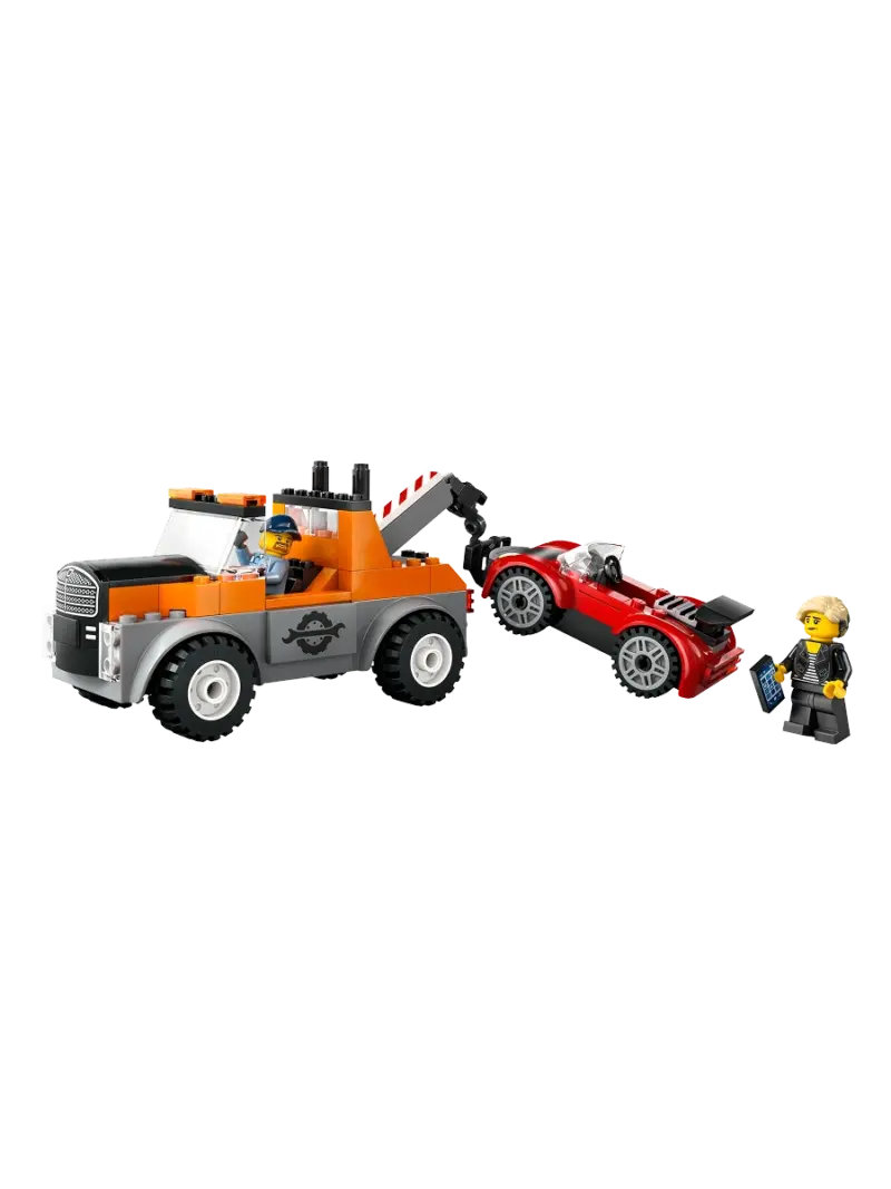 lego-city-evakuator-i-sportkar-1 Конструктор LEGO City Эвакуатор и спортивный автомобиль — купить в Ташкенте | BCstore