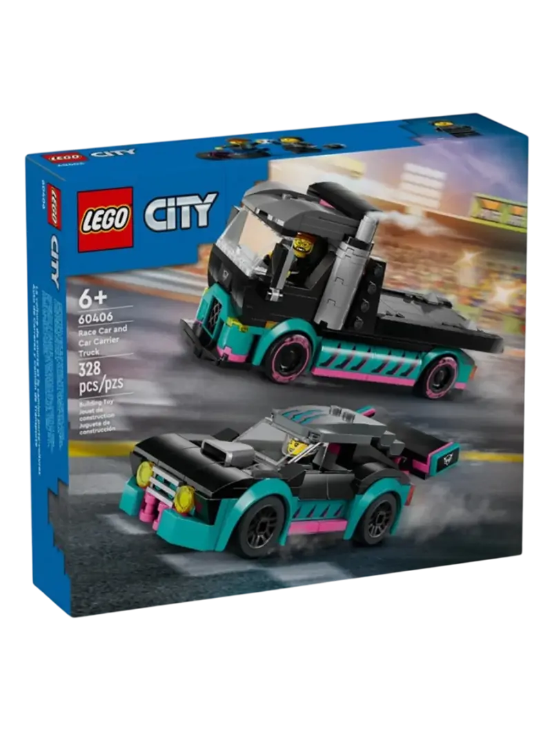 lego-city-gonochnyi-avtomobil-i-avtovoz-1 Конструктор LEGO City Гоночный автомобиль и автовоз — купить в Ташкенте | BCstore
