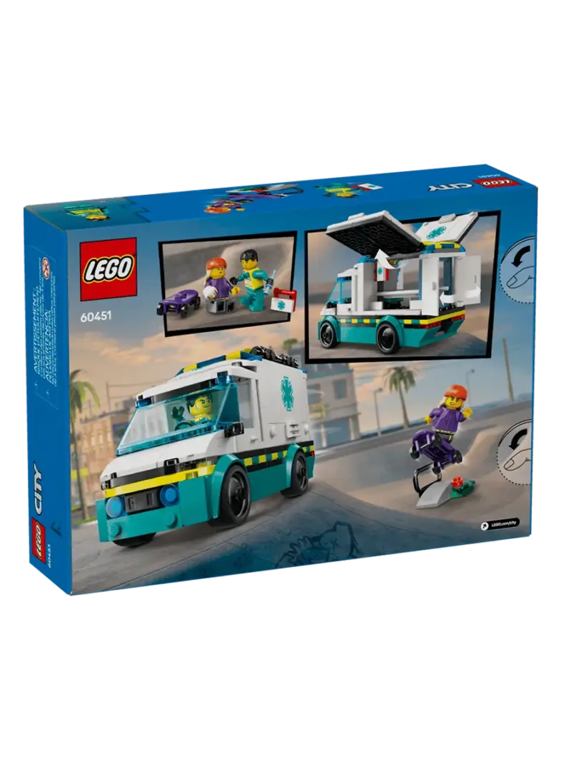 Конструктор LEGO City Машина скорой помощи — купить в Ташкенте | BCstore