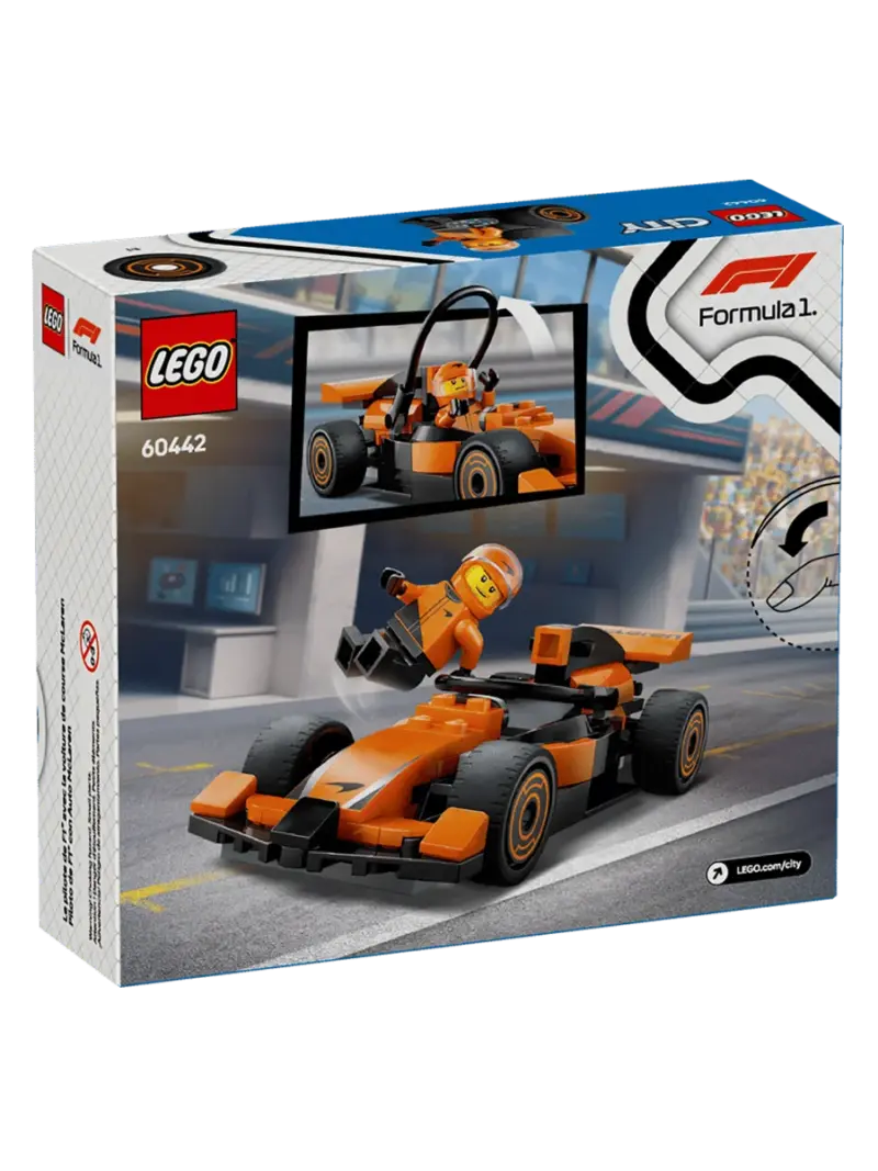 Конструктор LEGO City Пилот Ф1 с гоночным автомобилем McLaren — купить в Ташкенте | BCstore