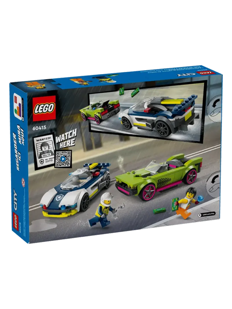 lego-city-pogonya-s-moshchnym-sportkarom-1 Конструктор LEGO City Полицейская погоня с мощным спорткаром — купить в Ташкенте | BCstore