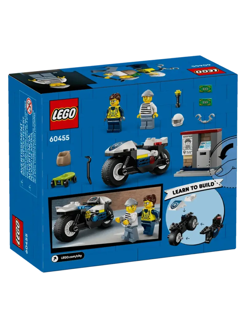 lego-city-policeiskaya-pogonya-na-motocikle-1 Конструктор LEGO City Полицейская погоня на мотоцикле — купить в Ташкенте | BCstore
