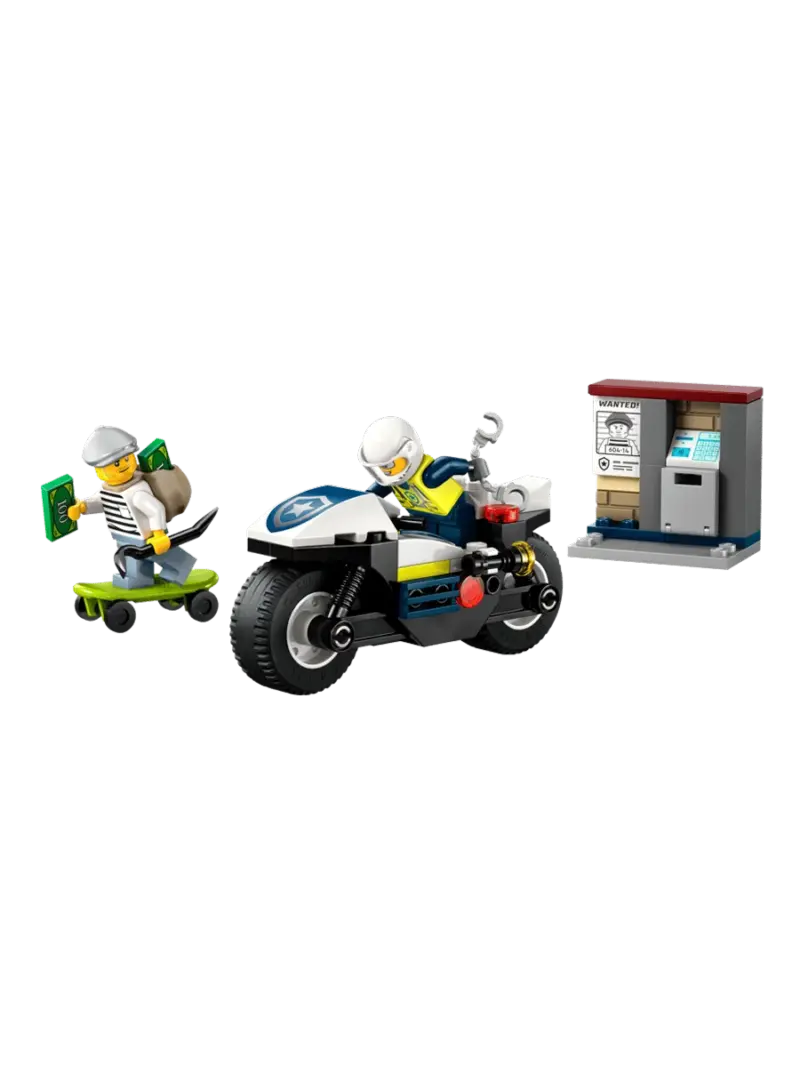 Конструктор LEGO City Полицейская погоня на мотоцикле
