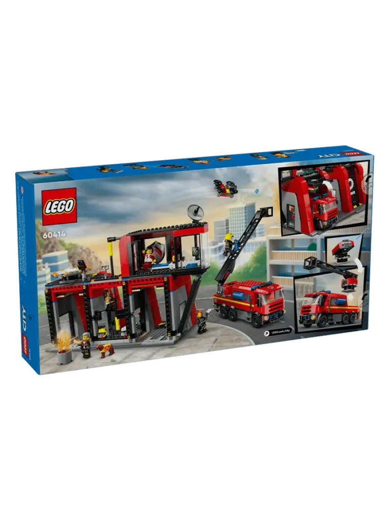 lego-city-pozharnoe-depo-i-mashina-1 Конструктор LEGO City Пожарное депо и пожарная машина — купить в Ташкенте | BCstore
