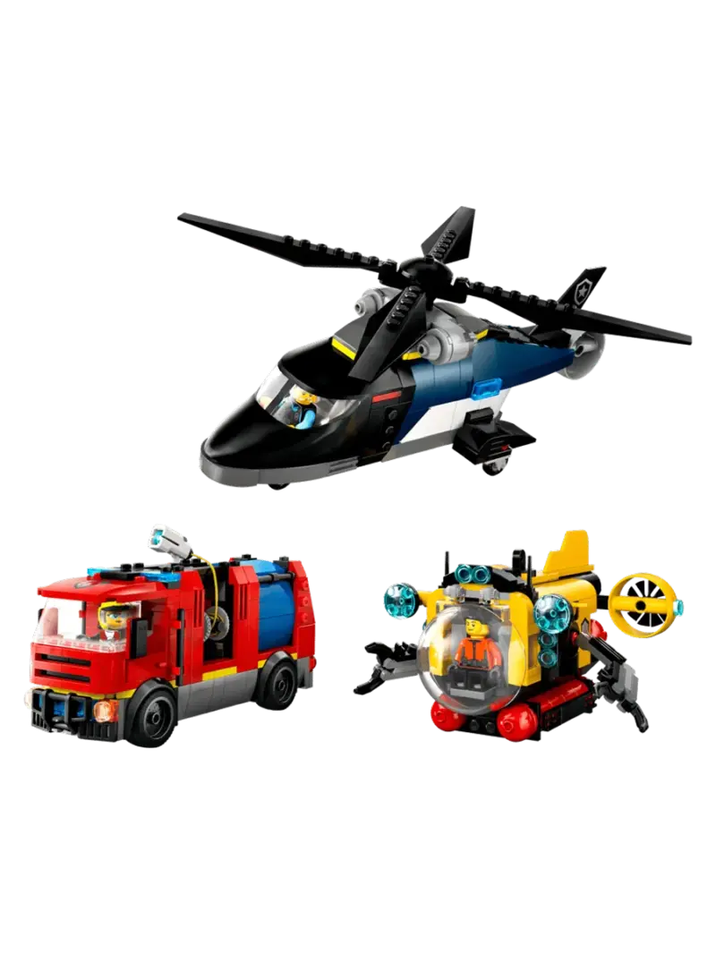 Конструктор LEGO City Пожарный вертолет