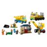 Конструктор LEGO City Строительные грузовики и кран с шаром