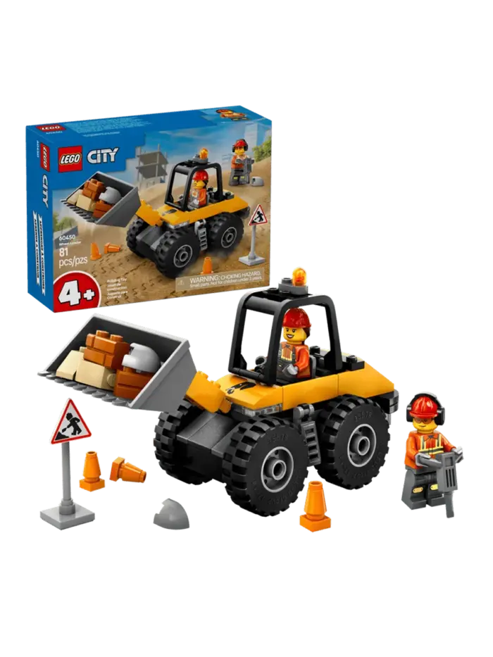 Конструктор LEGO City Желтый колесный погрузчик Конструктор LEGO City Желтый колесный погрузчик